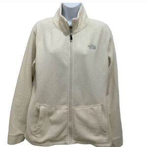 The North Face Cream Fleece Jacket size L
